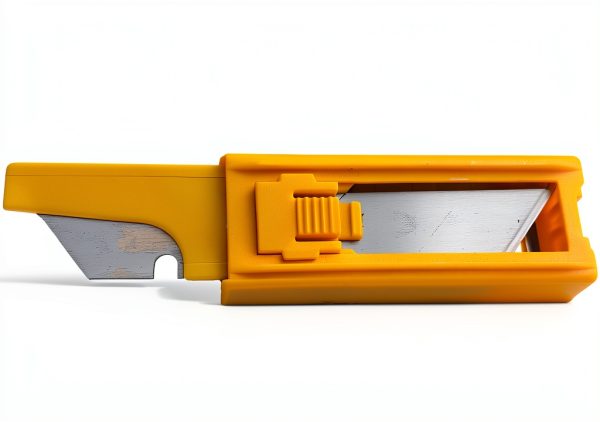 Zeluga Fixed Blade Utility Knife Aluminum Brass Heavy Duty-5