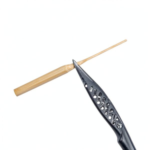 Japanese Kiridashi Knife KAKURI Fixed Blade Silver-3