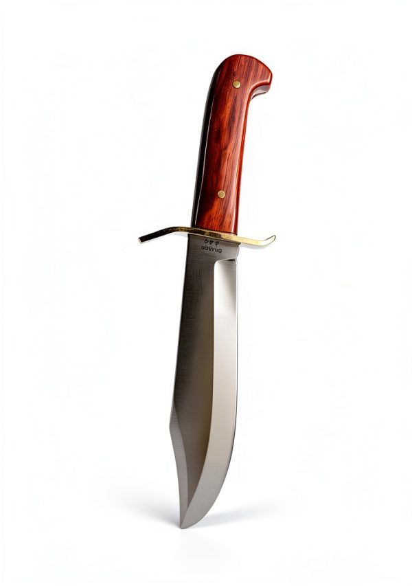 Bear Son Bowie Knife Cocobolo Wood Stainless Steel Outdoor-1