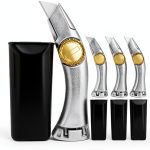 Lizenoz Utility Knife Carbon Steel Ergonomic Handle Silver-0