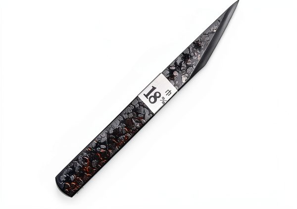 Japanese Kiridashi Knife KAKURI Fixed Blade Silver-2