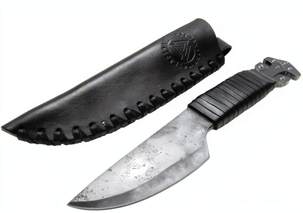 Toferner Viking Knife Hand Forged Spring Steel Fixed Blade-5