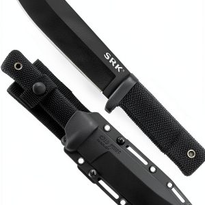 Cold Steel SRK Knife 6in Black SK5 Fixed Blade-0