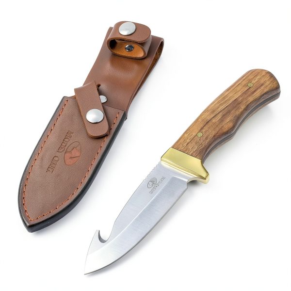 Mossy Oak Hunting Knife Full Tang Wood Handle-3