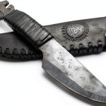 Toferner Viking Knife Hand Forged Spring Steel Fixed Blade-0