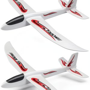 Alasum Foam Glider Airplane Toy 2 Flight Design for Kids Ages 1-17-0