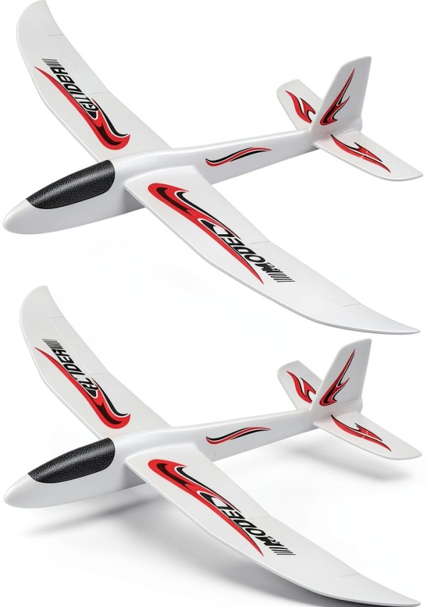 Alasum Foam Glider Airplane Toy 2 Flight Design for Kids Ages 1-17-0