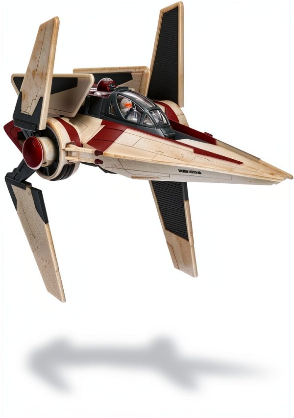 V Wing Starfighter Armada Jazwares 3 inch Star Wars Toy with Figures-2