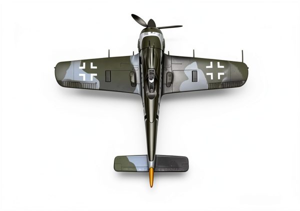 Focke Wulf Fw 190A-8 Model Plane by MOUDOAUER 1:72 Die‑Cast Aircraft-5
