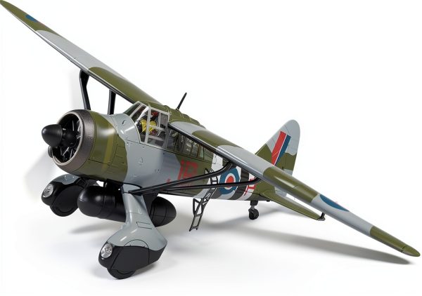 Corgi 1:72 Scale Pilot Aircraft Gray Metal Retro Tabletop-0