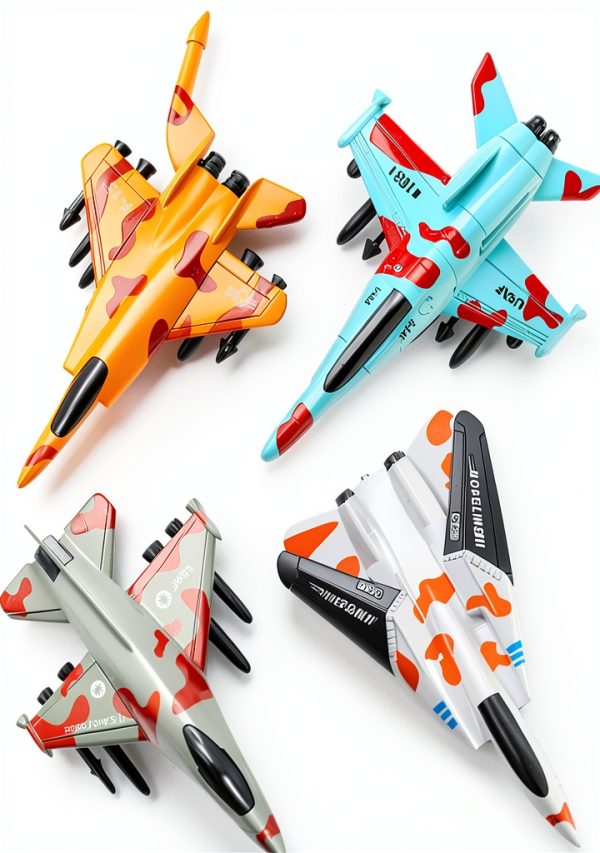 Corper Toys Pull‑Back Military Fighter Jet Diecast Model 4‑inch-0