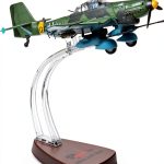 MOUDOAUER German Stuka Junkers Ju-87G1 Dive Bomber 1:72 Scale Die-Cast-0
