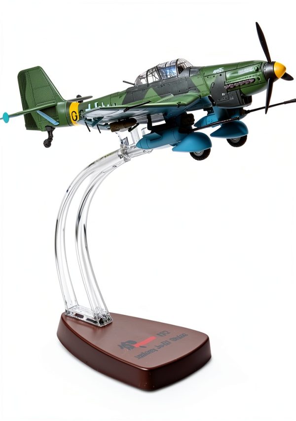 MOUDOAUER German Stuka Junkers Ju-87G1 Dive Bomber 1:72 Scale Die-Cast-0