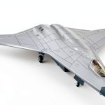 J-50 Fighter Model Plane by MOOKEENONE 1:144 Die Cast Alloy Aircraft-0