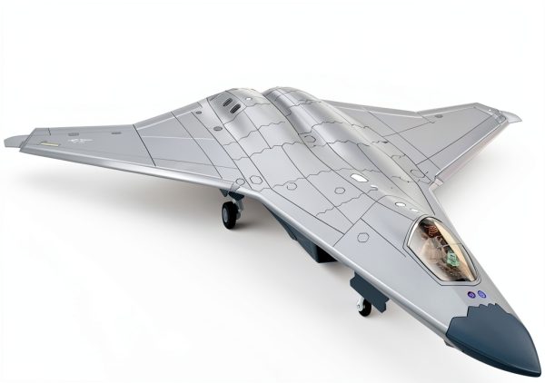 J-50 Fighter Model Plane by MOOKEENONE 1:144 Die Cast Alloy Aircraft-0