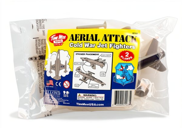 TimMee Cold War Fighter Jet Model 62163 Light Gray 8.1" Scale Figure-3