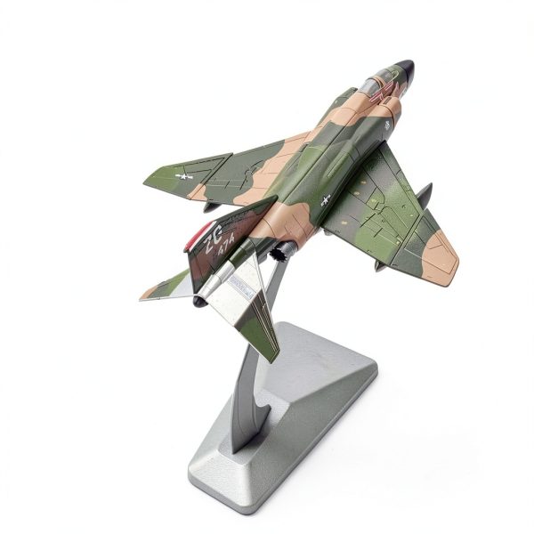 MOUDOAUER USAF F-4 Phantom II Fighter 1:144 Die‑Cast Model Plane-3