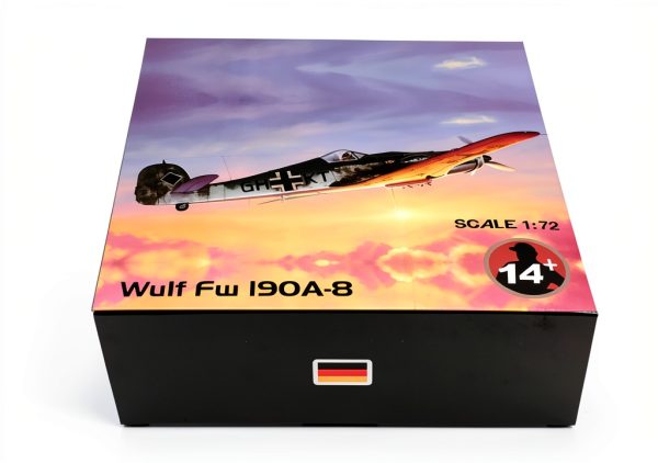 Focke Wulf Fw 190A-8 Model Plane by MOUDOAUER 1:72 Die‑Cast Aircraft-3