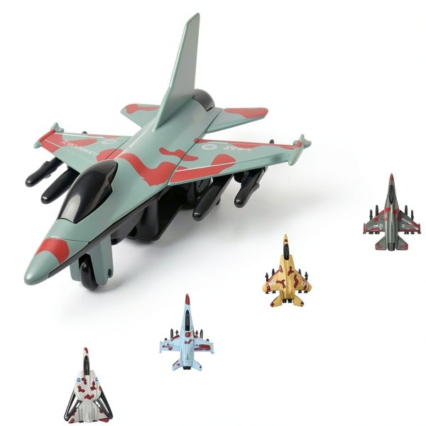 Corper Toys Pull‑Back Military Fighter Jet Diecast Model 4‑inch-5