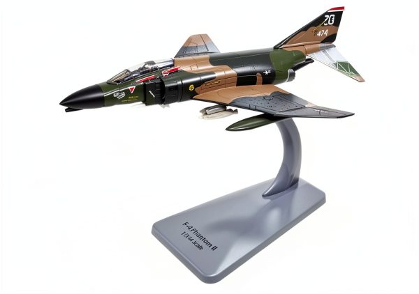 MOUDOAUER USAF F-4 Phantom II Fighter 1:144 Die‑Cast Model Plane-7