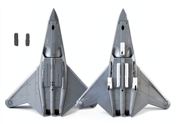 J-50 Fighter Model Plane by MOOKEENONE 1:144 Die Cast Alloy Aircraft-2
