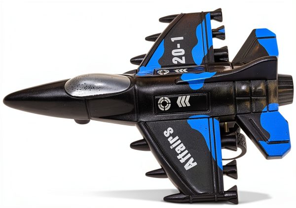 Toy Essentials Military Fighter Jet Set 12 Pack Camouflage Pull Back-2