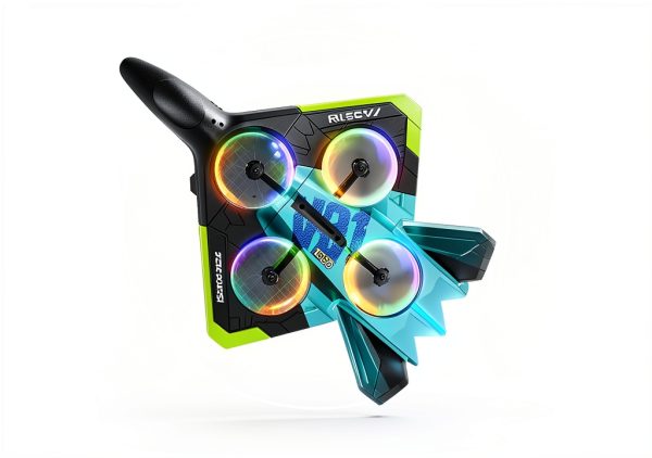 4DRC V31 Remote Control Airplane LED Lights 360° Flip Stunts for Kids-2