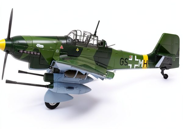 MOUDOAUER German Stuka Junkers Ju-87G1 Dive Bomber 1:72 Scale Die-Cast-6