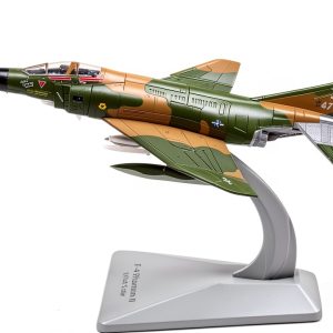 MOUDOAUER USAF F-4 Phantom II Fighter 1:144 Die‑Cast Model Plane-0