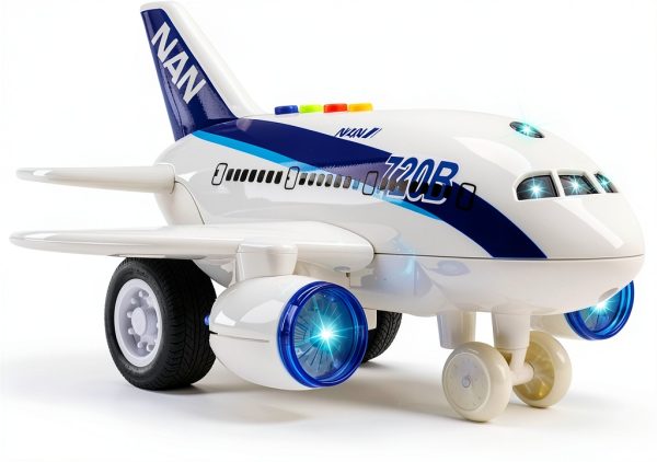 Vokodo Toy Airplane Figure for Kids 5‑12 Months – Lightweight Plastic-3