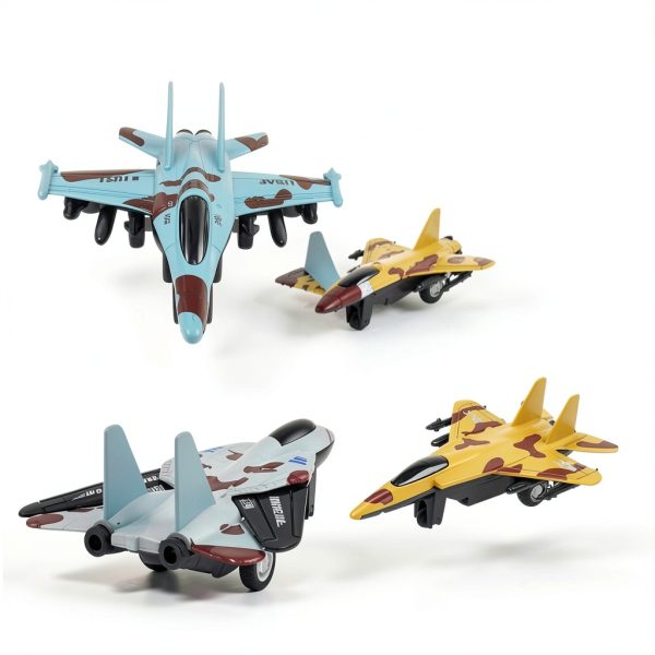 Corper Toys Pull‑Back Military Fighter Jet Diecast Model 4‑inch-1