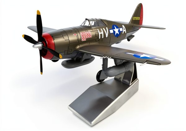 WWII USAAF P-47 Thunderbolt Fighter Model 1:72 Plane by DAGIJIRD-0