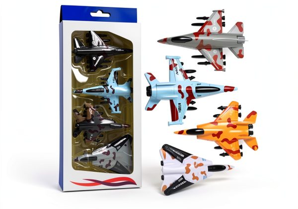 Corper Toys Pull‑Back Military Fighter Jet Diecast Model 4‑inch-6
