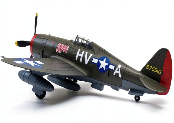 WWII USAAF P-47 Thunderbolt Fighter Model 1:72 Plane by DAGIJIRD-1