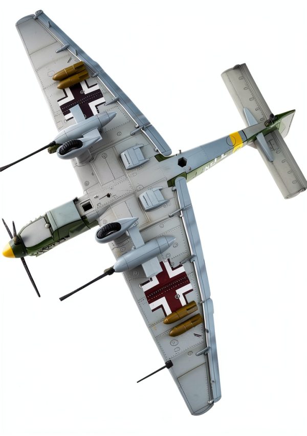 MOUDOAUER German Stuka Junkers Ju-87G1 Dive Bomber 1:72 Scale Die-Cast-3