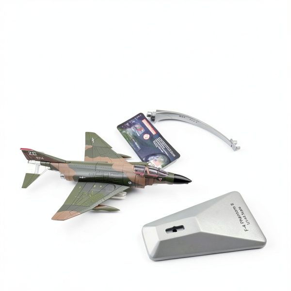 MOUDOAUER USAF F-4 Phantom II Fighter 1:144 Die‑Cast Model Plane-6