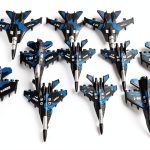 Toy Essentials Military Fighter Jet Set 12 Pack Camouflage Pull Back-0