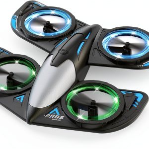 RC Drone for Kids Elinoover Quadcopter RX122 with LED 360° Flip-0