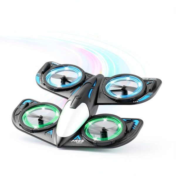 RC Drone for Kids Elinoover Quadcopter RX122 with LED 360° Flip-1