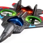 4DRC RC Planes Remote Control Airplanes with 2 Batteries, Foam RC Planes for Kids Adults Beginners 4-7 8-12 12-16, Remote Control Helicopter Fighter Jet Drones for Kids Adults, 360° Flip-0