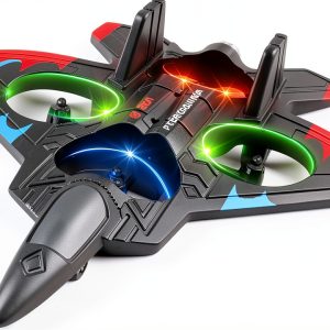 4DRC RC Planes Remote Control Airplanes with 2 Batteries, Foam RC Planes for Kids Adults Beginners 4-7 8-12 12-16, Remote Control Helicopter Fighter Jet Drones for Kids Adults, 360° Flip-0