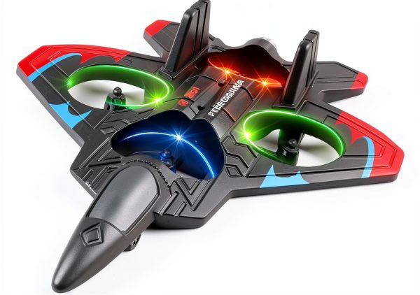 4DRC RC Planes Remote Control Airplanes with 2 Batteries, Foam RC Planes for Kids Adults Beginners 4-7 8-12 12-16, Remote Control Helicopter Fighter Jet Drones for Kids Adults, 360° Flip-0