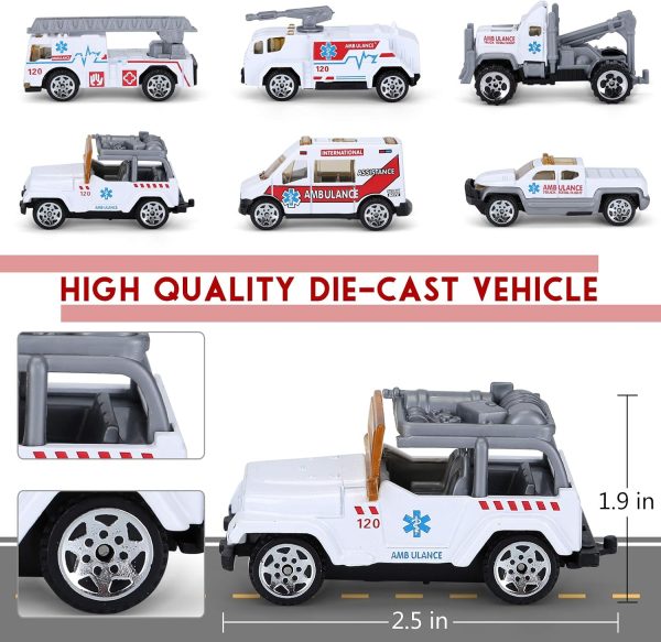 Airplane Toy 15 Inch Ambulance Plane with Light Sound by Acksonse-5